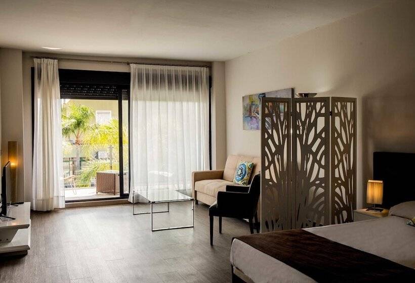 إستوديو قياسى مزودة بتراس, Bluesea Dimona Suites