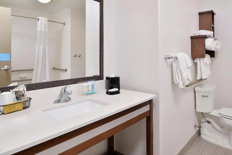 キングサイズベッドのスタンダードルーム, Hampton Inn & Suites Hutto Austin