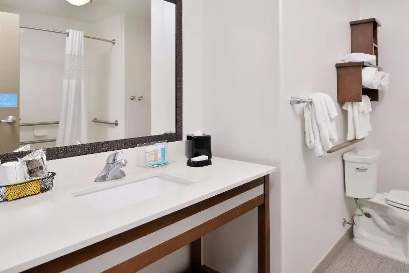 キングサイズベッドのスタンダードルーム, Hampton Inn & Suites Hutto Austin