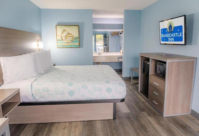 带大床的标准间, Sandcastle Inn