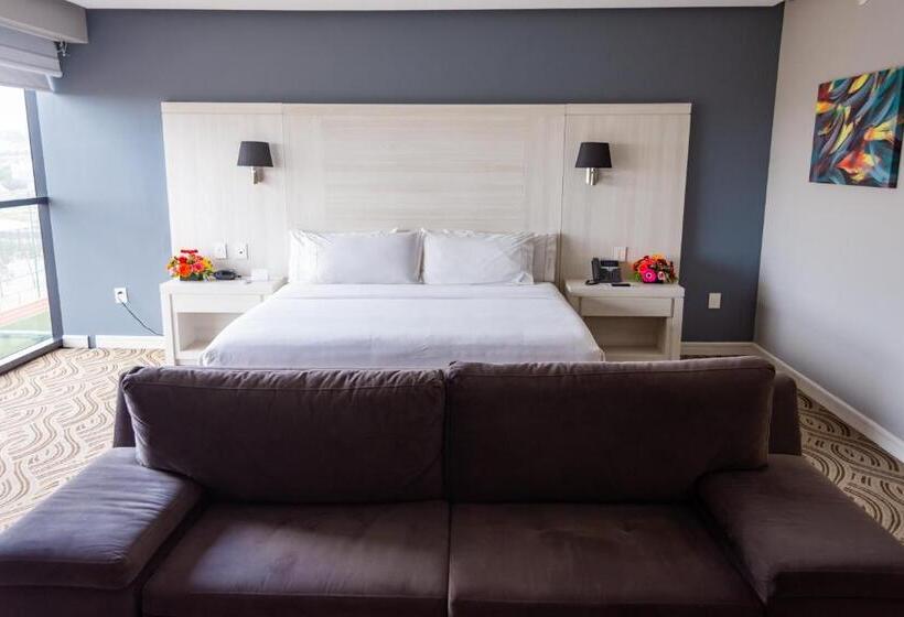 キングサイズベッドのスタンダードルーム, Holiday Inn Express Pachuca, An Ihg