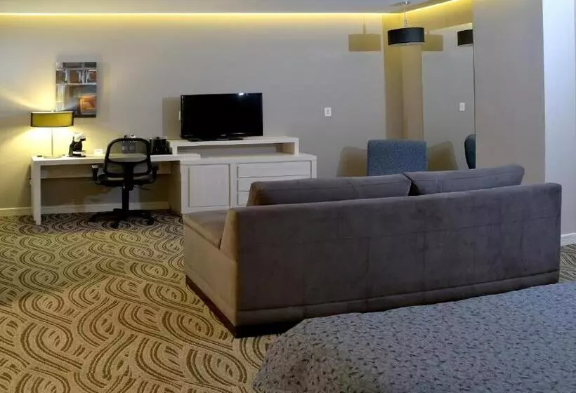 キングサイズベッドのスイートルーム, Holiday Inn Express Pachuca, An Ihg