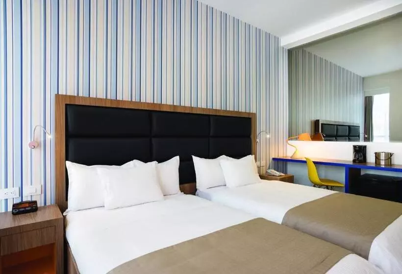 バルコニー付きスタンダードルーム, Tryp By Wyndham Wtc Mexico