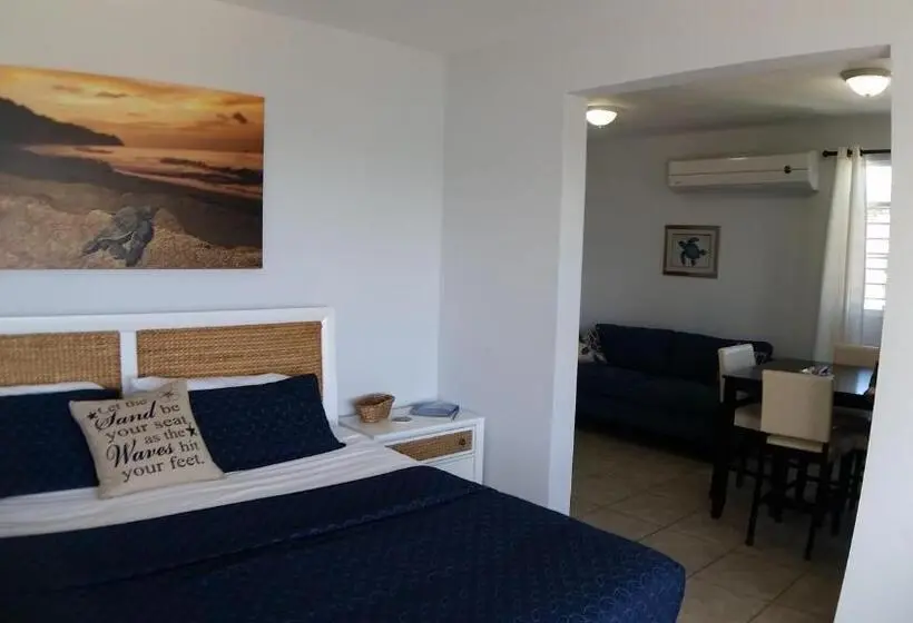 اتاق استاندارد چهار تخته با چشمانداز دریا, Island Charm Culebra Studios & Suites Amazing Water Views From All 3 Apartments Located In Culebra