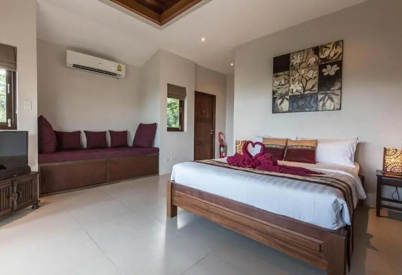 海の見えるスタンダードスタジオ, Koh Phangan Pavilions Serviced Apartments