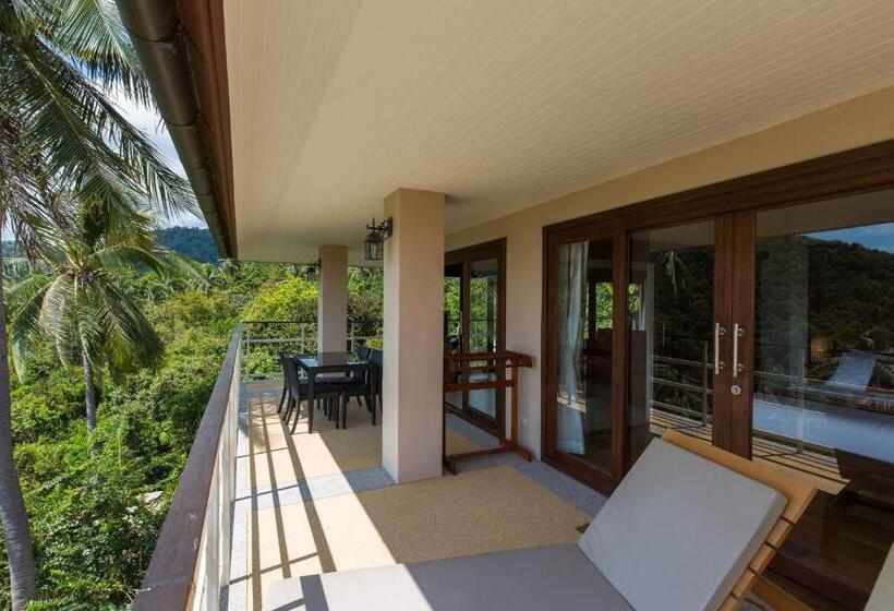 דירת 2 חדרים נוף לים, Koh Phangan Pavilions Serviced Apartments