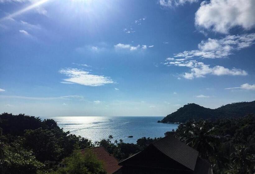 דירת חדר נוף לים, Koh Phangan Pavilions Serviced Apartments