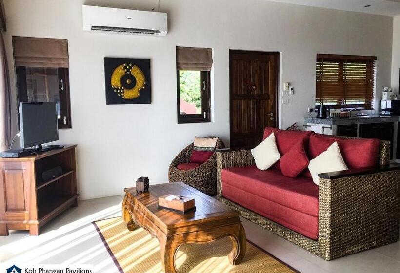 דירת חדר נוף לים, Koh Phangan Pavilions Serviced Apartments