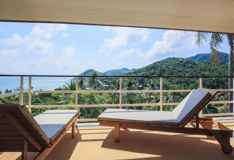 דירת 2 חדרים נוף לים, Koh Phangan Pavilions Serviced Apartments