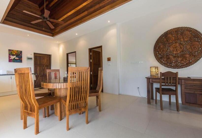 דירת 2 חדרים נוף לים, Koh Phangan Pavilions Serviced Apartments