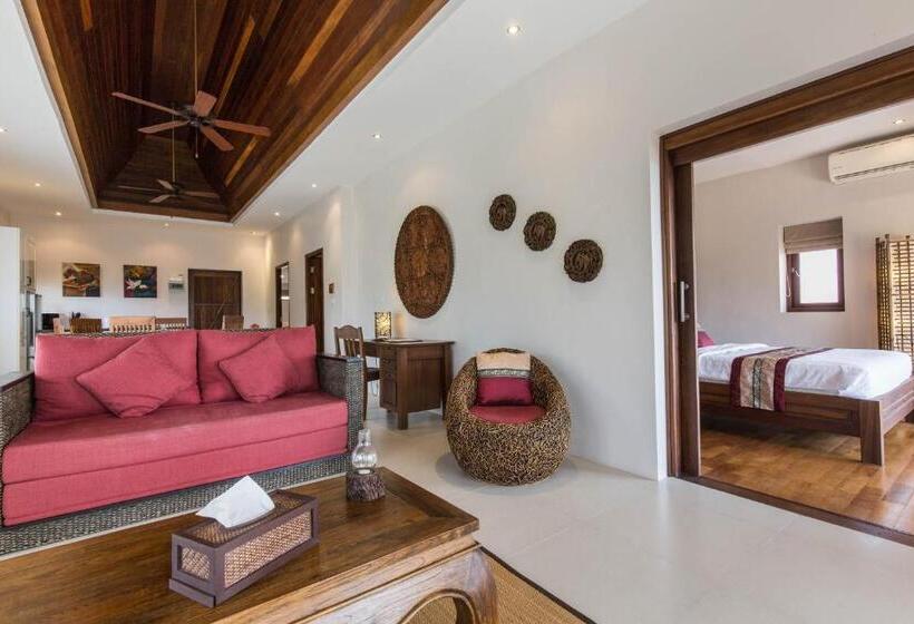 דירת 2 חדרים נוף לים, Koh Phangan Pavilions Serviced Apartments