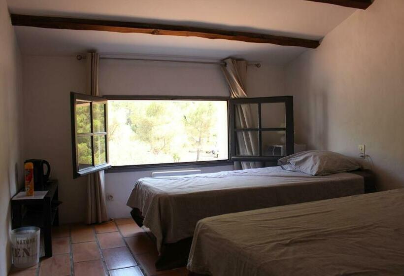 غرفة قياسية مطلّة علي الحديقة, Mas Serre Plume