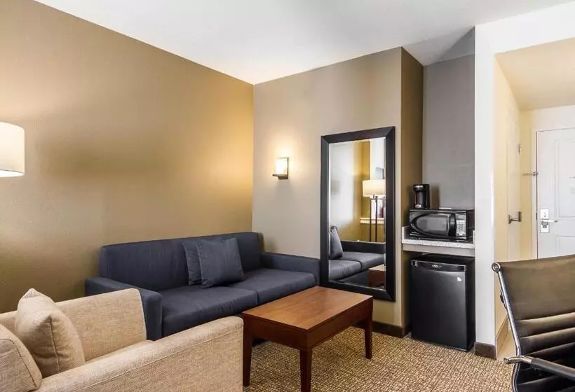 キングサイズベッドのスイートルーム, Comfort Suites Woodland  Sacramento Airport