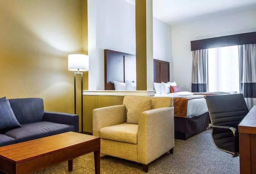 ２ダブルベッドのスタンダードルーム, Comfort Suites Woodland  Sacramento Airport
