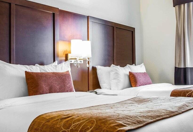 غرفه قياسيه سريرين مزدوجين, Comfort Suites Woodland  Sacramento Airport