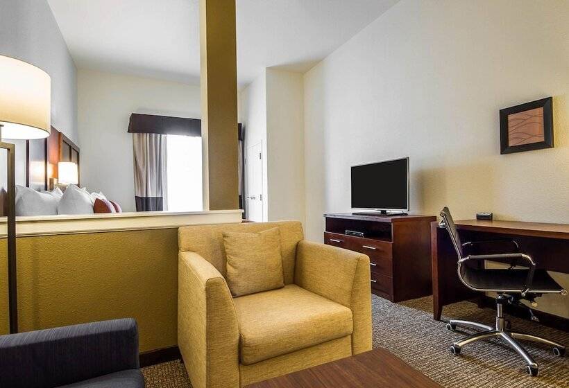 带2个双人床的标准工作室, Comfort Suites Woodland  Sacramento Airport