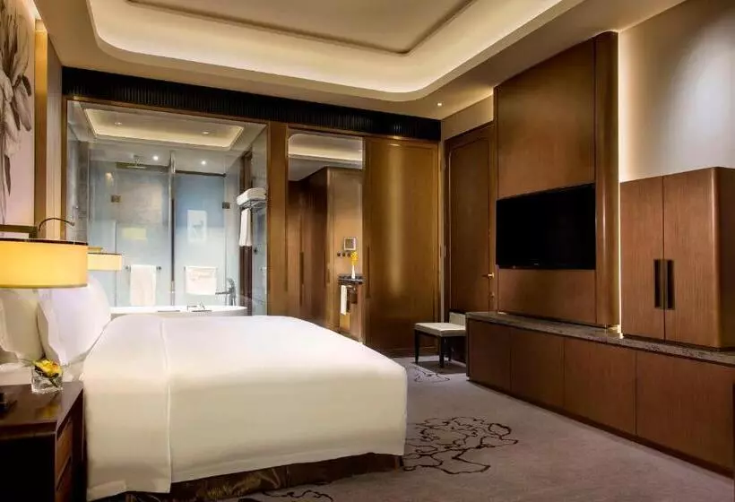 キングサイズベッドのエクゼクティブルーム, Kempinski Hotel Changsha