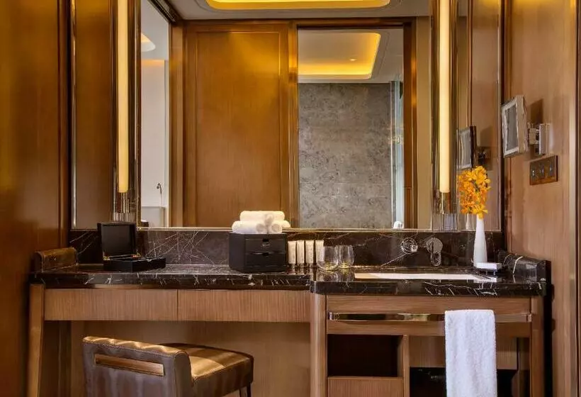 キングサイズベッドのデラックスルーム, Kempinski Hotel Changsha