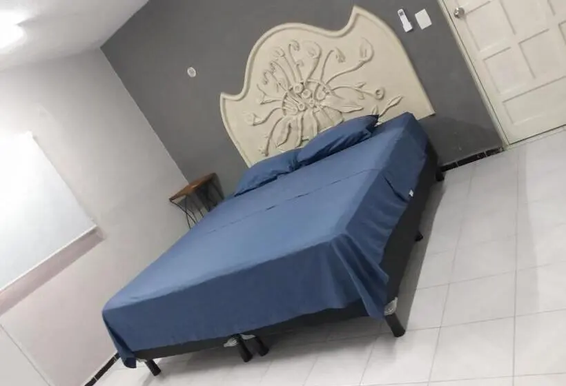 キングサイズベッドのスタンダードルーム, Casa Ixchel 450m To Downtown, Wifi, Hot Water, Ac