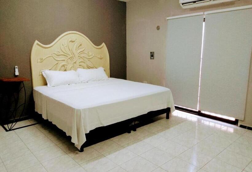带大床的标准间, Casa Ixchel   450m To Downtown, Wifi, Hot Water, Ac