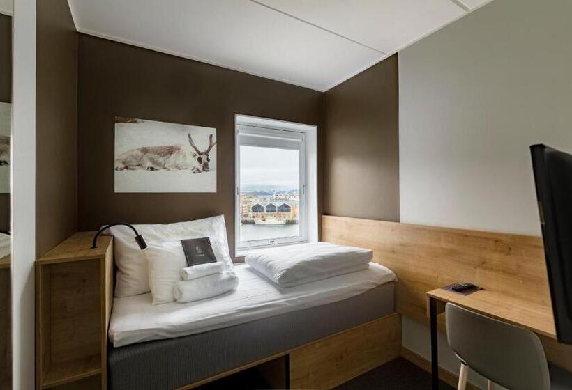 غرفة قياسية فردية ذات إطلالة, Smarthotel Hammerfest