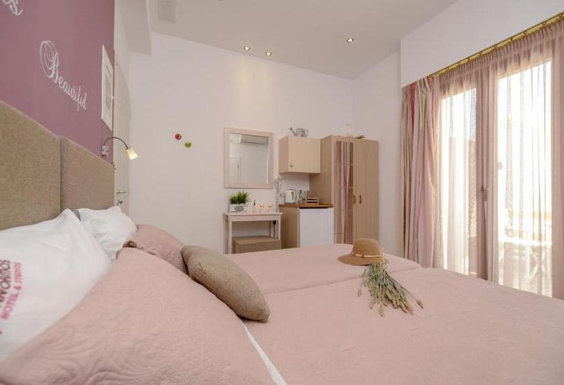 Номер Deluxe Вид на Море, Panormos Hotel And Studios