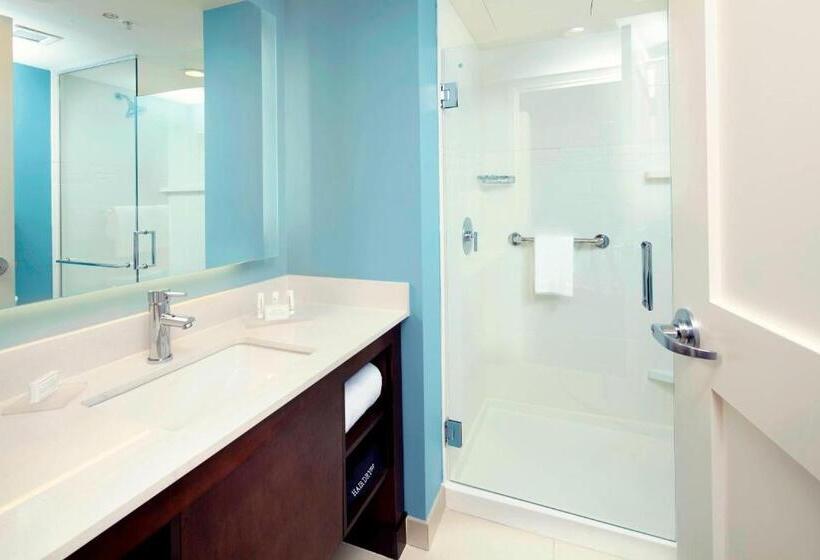 带大床的标准工作室, Residence Inn By Marriott Orlando Lake Nona