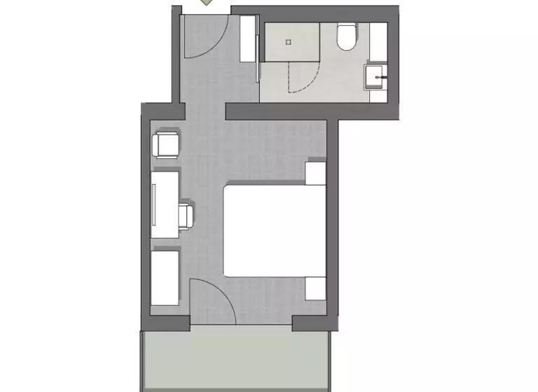 山の見えるスーペリアルーム, Panoramahotel Fliesserhof