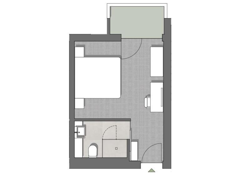 Номер Стандарт с Балконом, Panoramahotel Fliesserhof