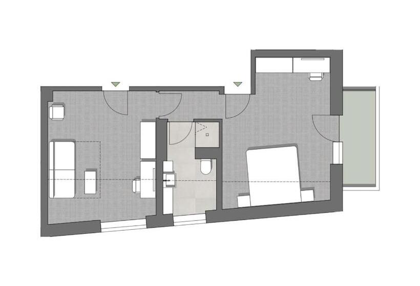 جناح جونيور مطل على الجبل, Panoramahotel Fliesserhof