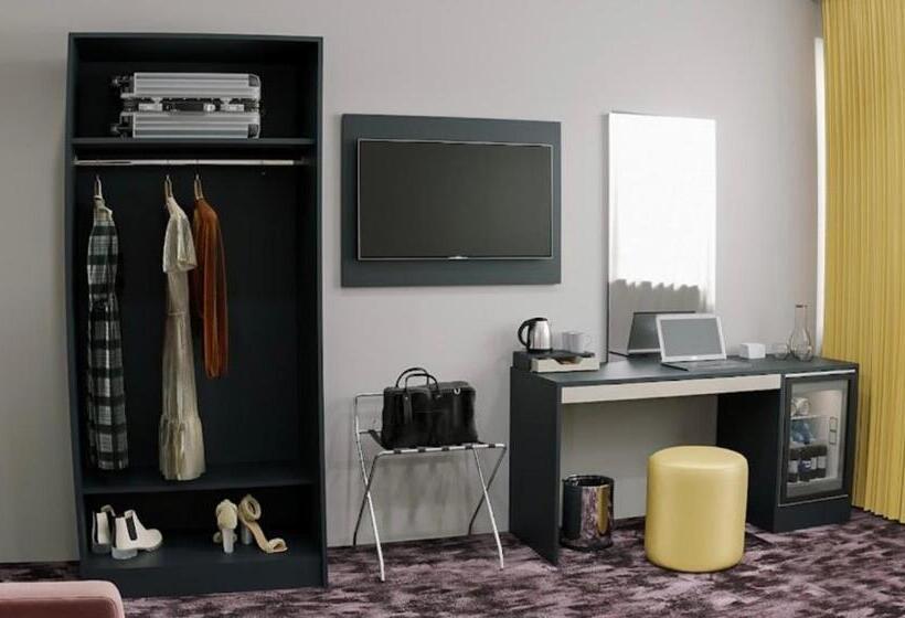 اتاق استاندارد با سرویس بهداشتی مشترک, The Place Hotel   Frankfurt City Messe