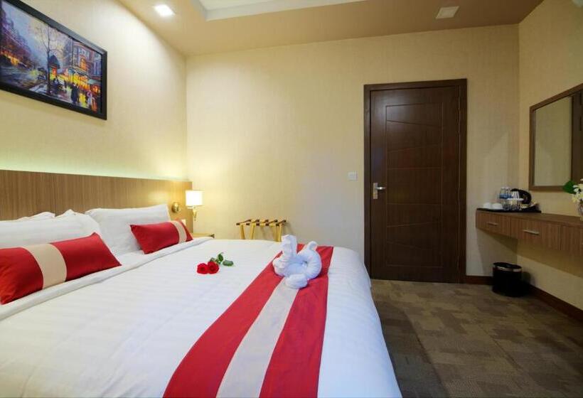 חדר דחוקס עם מיטת קינג, Anik Boutique Hotel & Spa On Norodom Blvd