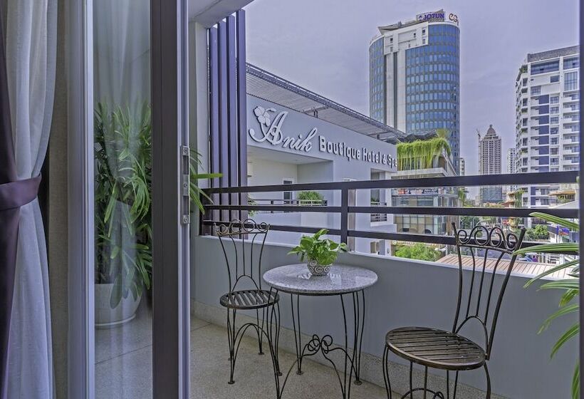 חדר דחוקס עם מיטת קינג, Anik Boutique Hotel & Spa On Norodom Blvd