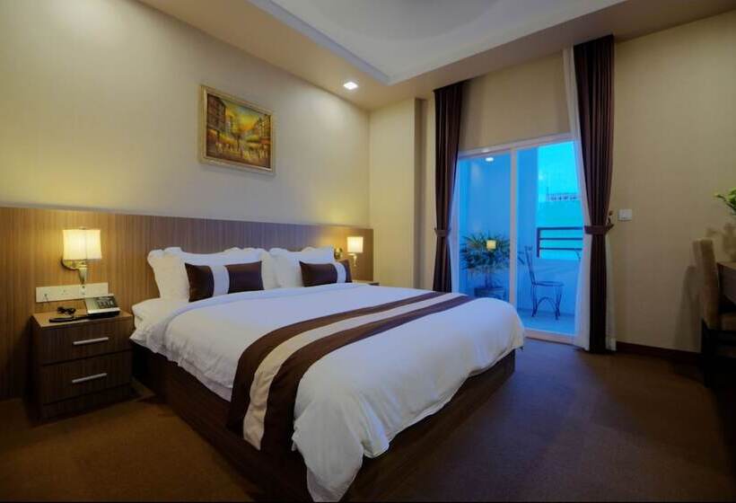 חדר דחוקס עם מיטת קינג, Anik Boutique Hotel & Spa On Norodom Blvd