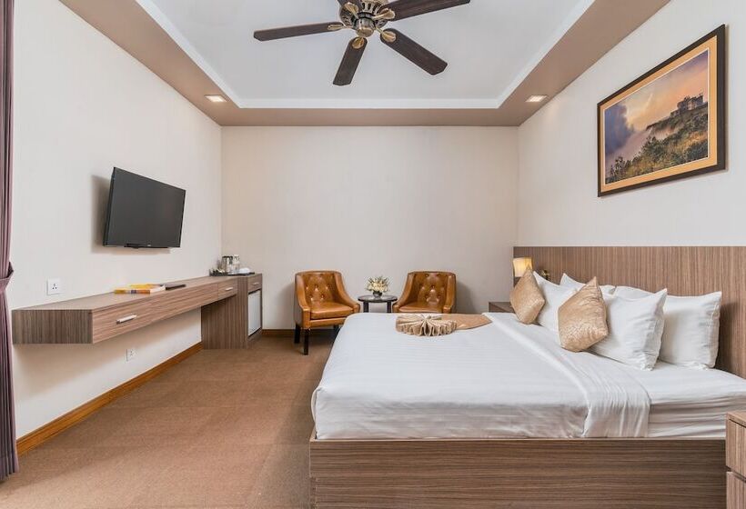 חדר דחוקס עם מיטת קינג, Anik Boutique Hotel & Spa On Norodom Blvd