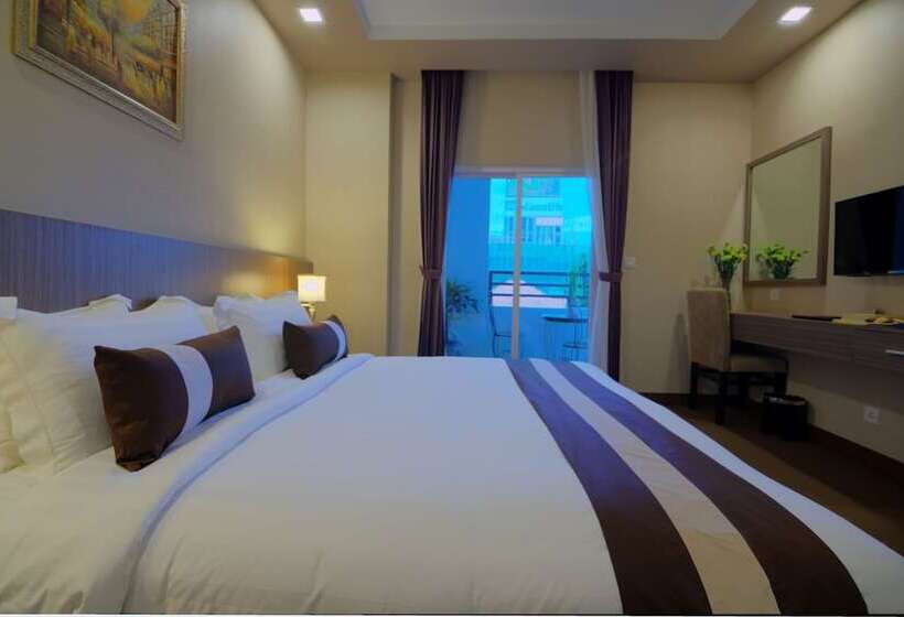 חדר דחוקס עם מיטת קינג, Anik Boutique Hotel & Spa On Norodom Blvd