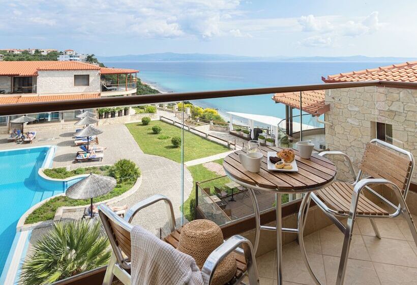 סוויטת ג'וניור צדדית נוף לים, Blue Bay Halkidiki