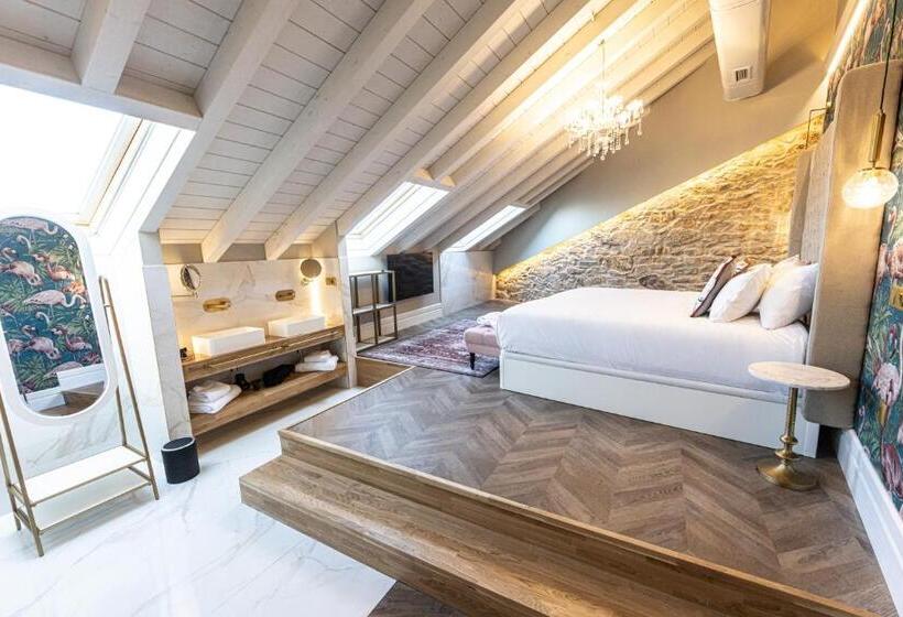 수피리어 룸 바다 전망, Hospedium Hotel Barómetro de Camariñas