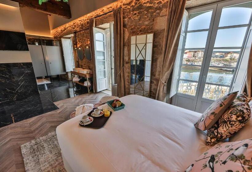 스탠다드 발코니 룸 바다 전망, Hospedium Hotel Barómetro de Camariñas