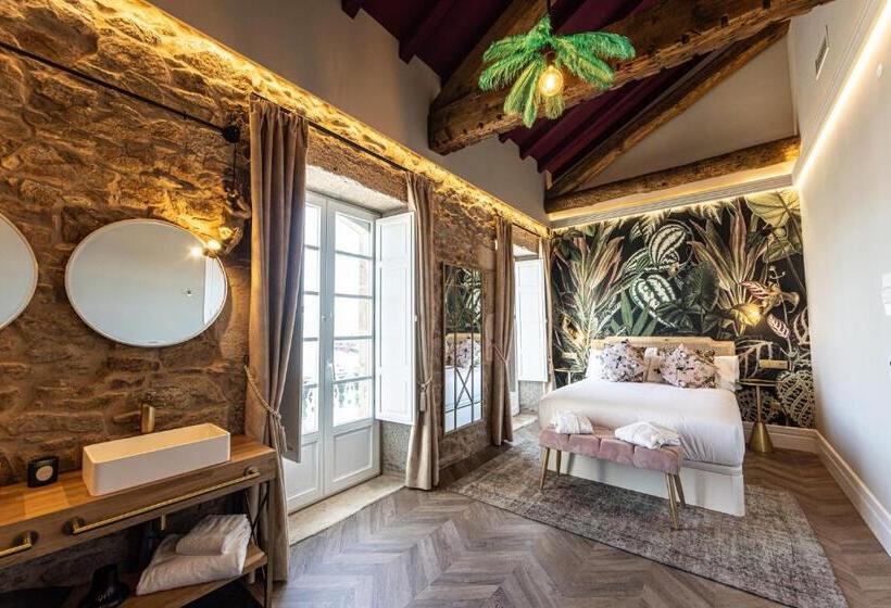 스탠다드 발코니 룸 바다 전망, Hospedium Hotel Barómetro de Camariñas