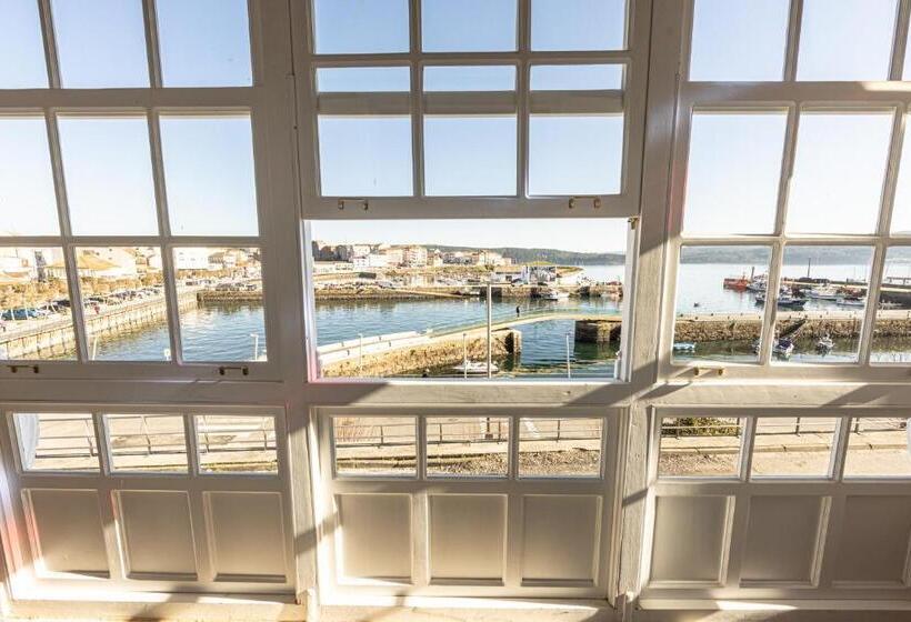 디럭스 테라스 룸 바다 전망, Hospedium Hotel Barómetro de Camariñas