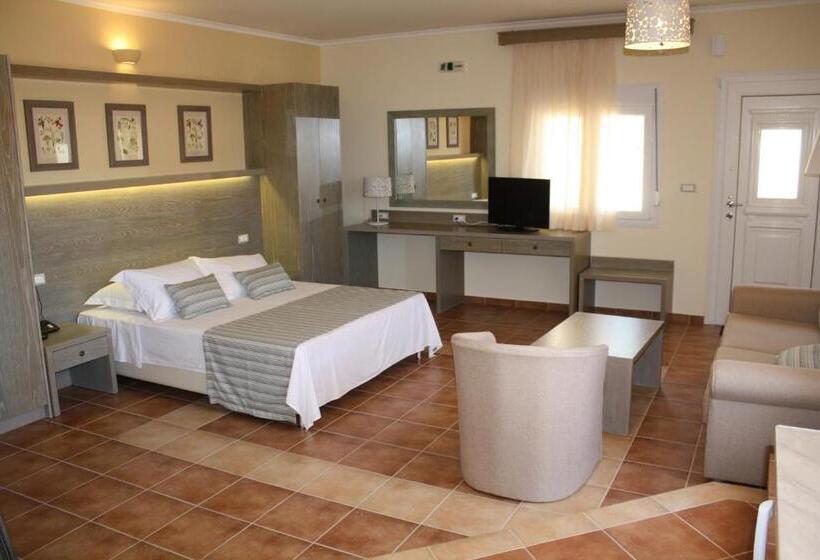 サイドオーシャンビューのスタンダードワンルーム, Syvota Apartments