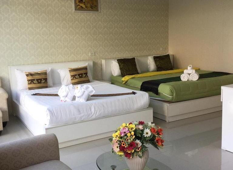 디럭스 패밀리 룸, Saranya River House สรัญญาริเวอร์เฮาส์