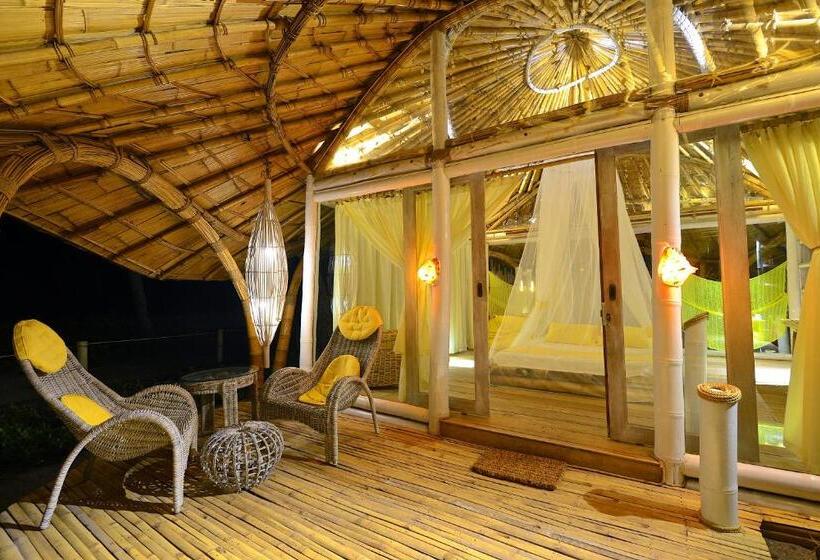 בקתה סטנדרטית עם נוף לים, Coconut Garden Beach Resort