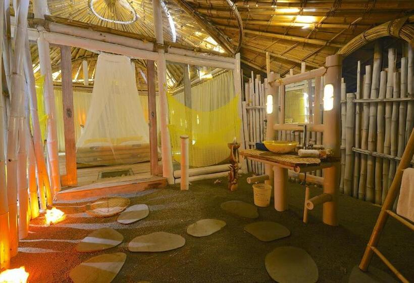 בקתה סטנדרטית עם נוף לים, Coconut Garden Beach Resort