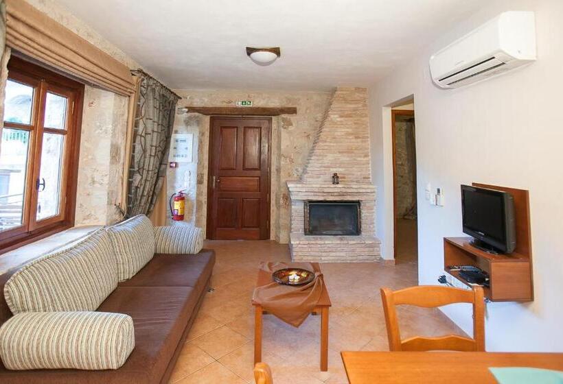 带有一个卧室和海景的高级公寓, Anigraia