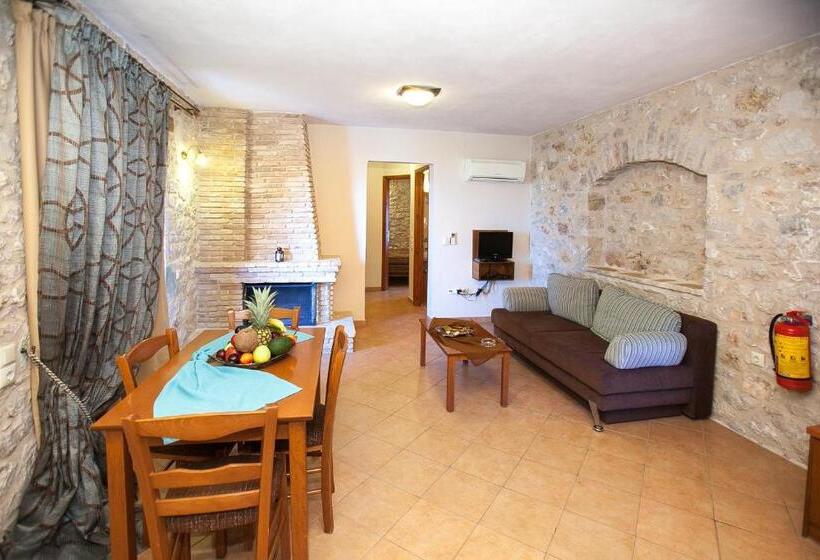 带有一个卧室和海景的高级公寓, Anigraia