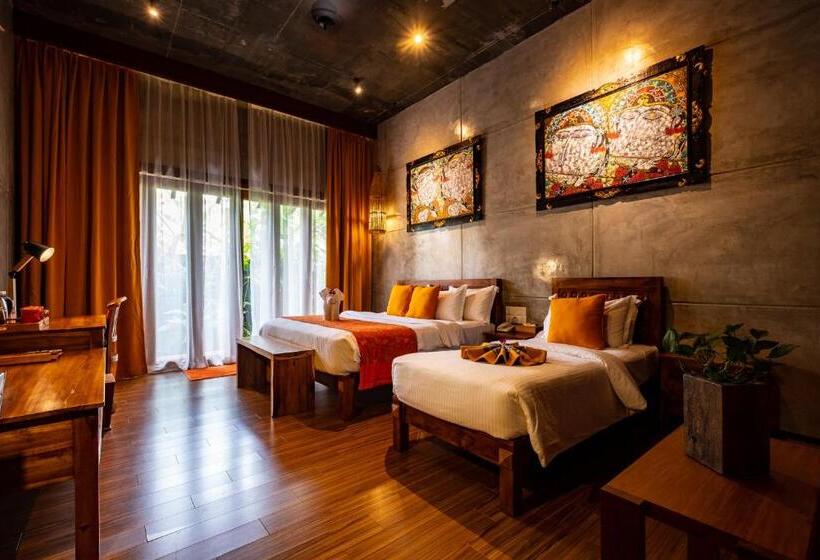 Трехместный Номер Deluxe Вид на Сад, Ipoh Bali