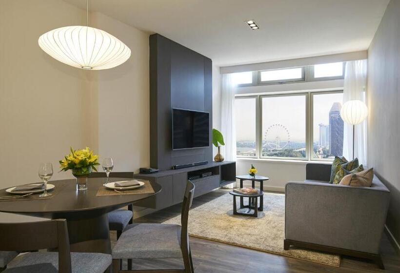 آپارتمان لوکس 2 خوابه, Parkroyal Serviced Suites Singapore