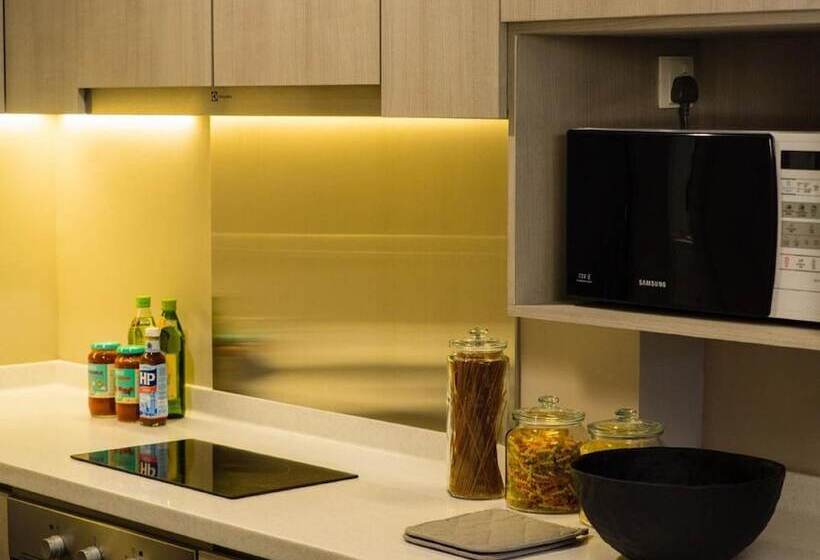 آپارتمان لوکس 1 خوابه, Parkroyal Serviced Suites Singapore